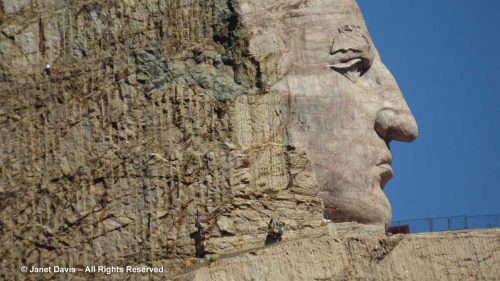 Crazy Horse Memorial face | Janet Davis Explores Colour