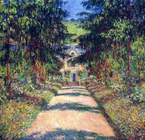 Claude Monet – Pathway In Monet’s Garden At Giverny – 1900 | Janet ...