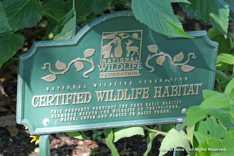 01-National Wildlife Federation Sign-Ruthie Burrus Garden | Janet Davis ...